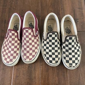 Checkered Vans Shoes